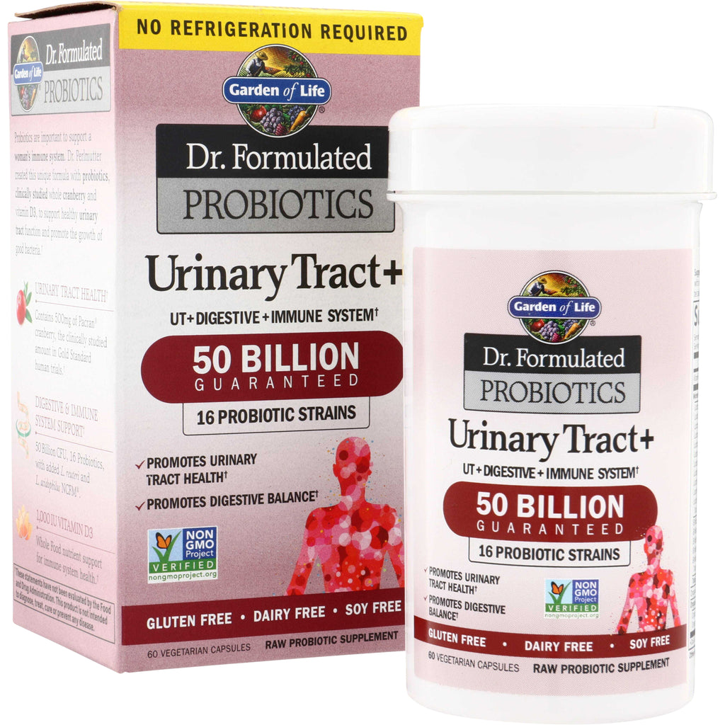 GLF221 | Garden of Life Dr. Formulated Probiotics Urinary Tract+ 50 Billion, 60 vegetarian capsules - Thumbnail