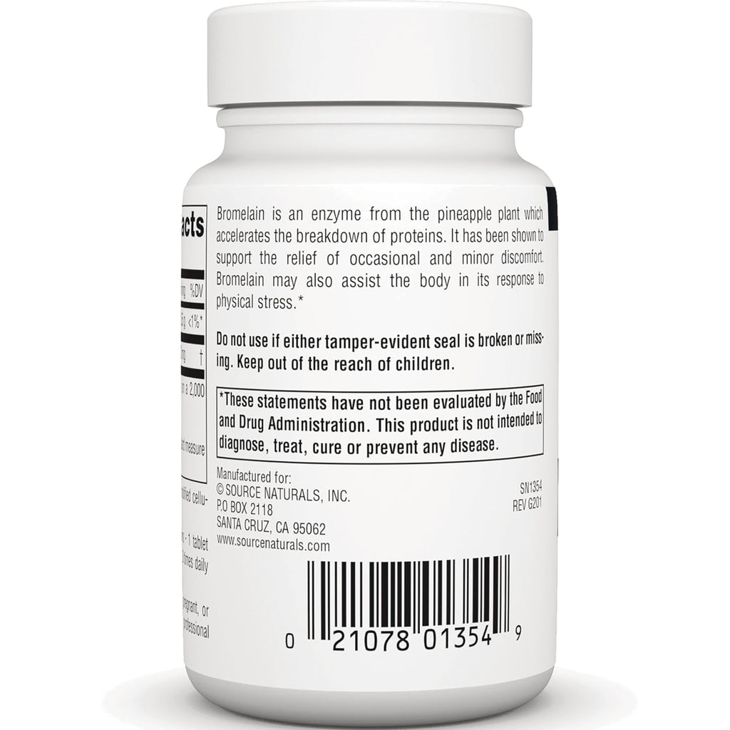 SN231 | Back label with warnings, FDA disclaimer, manufacturer info, and barcode - Thumbnail