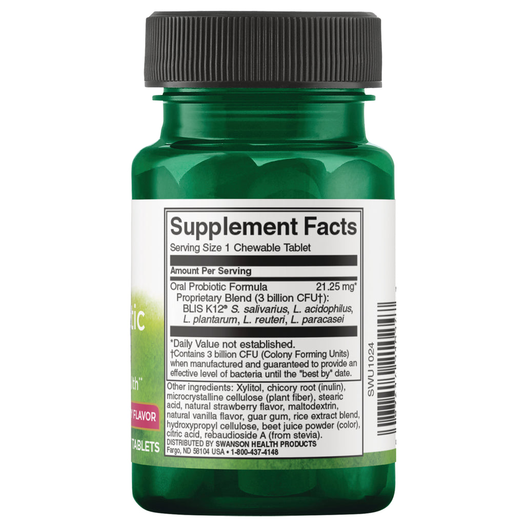 SWU1024 | Back label with supplement facts and serving information - Thumbnail