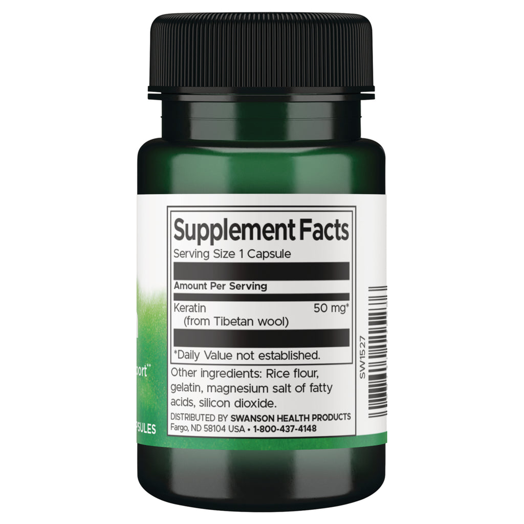 SW1527 | Back label with Supplement Facts - Thumbnail