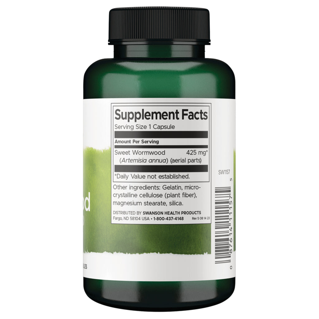 SW1157 | Back label with supplement facts and serving information - Thumbnail