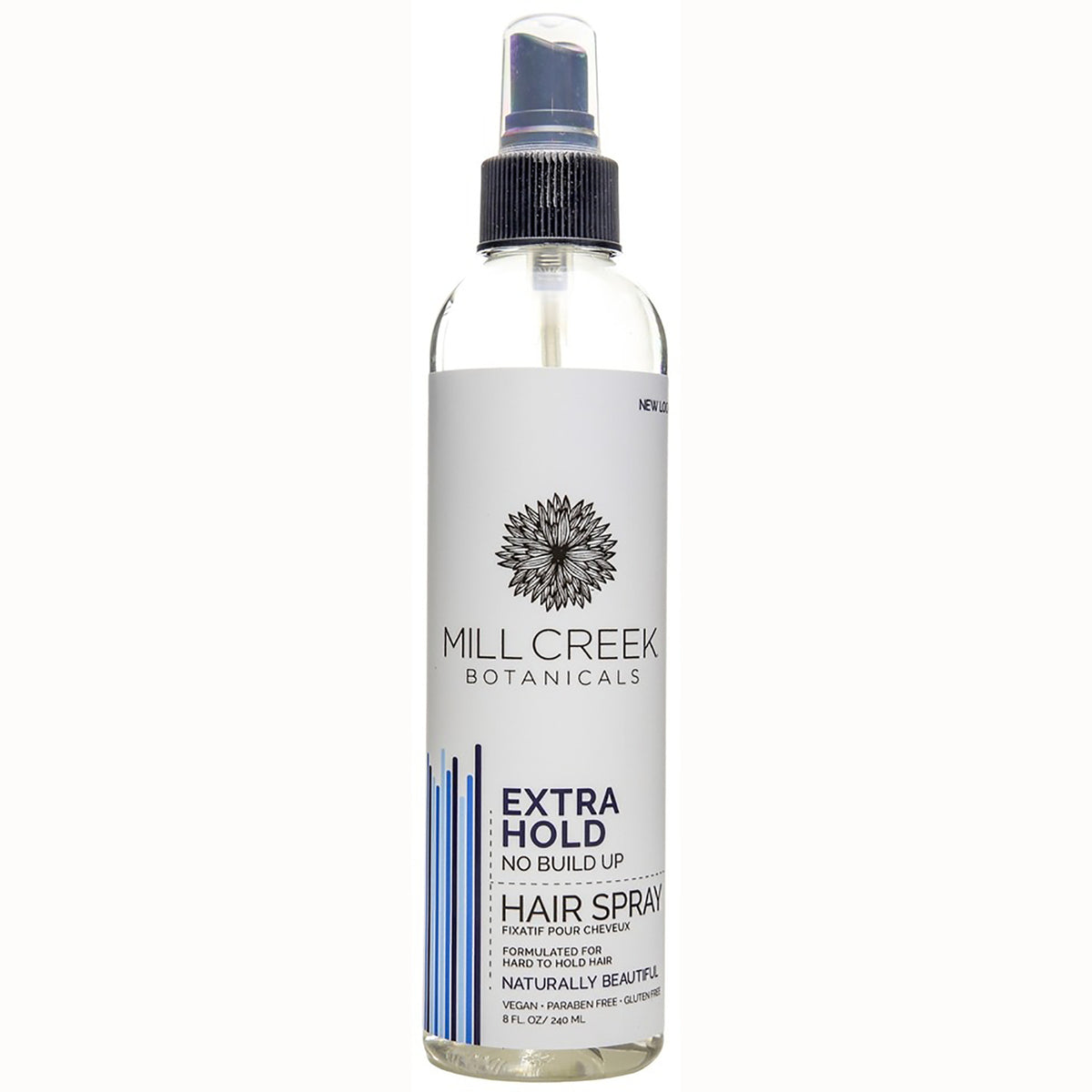 MCB030 | Mill Creek Botanicals extra hold hair spray bottle with spray nozzle