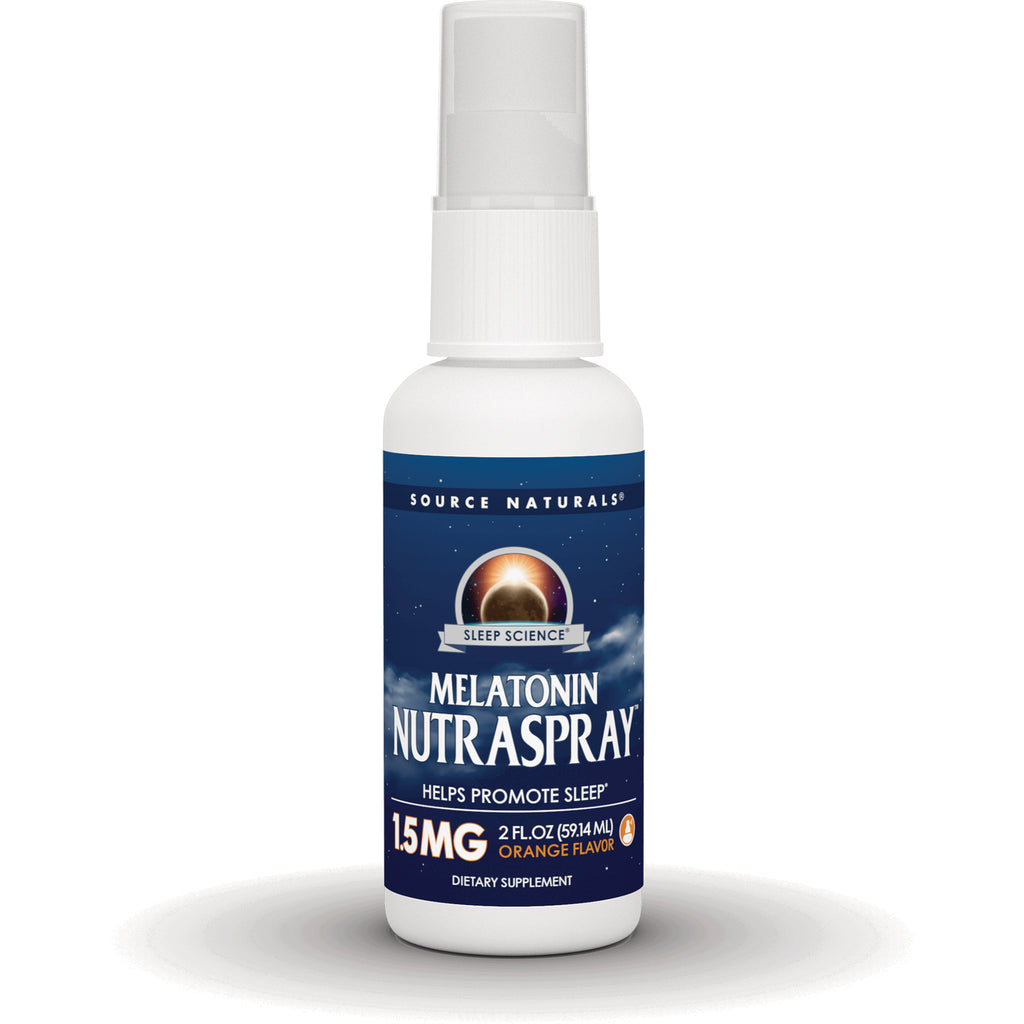 SN184 | Melatonin NutraSpray 1.5MG orange flavor spray bottle, 2 fl oz - Thumbnail