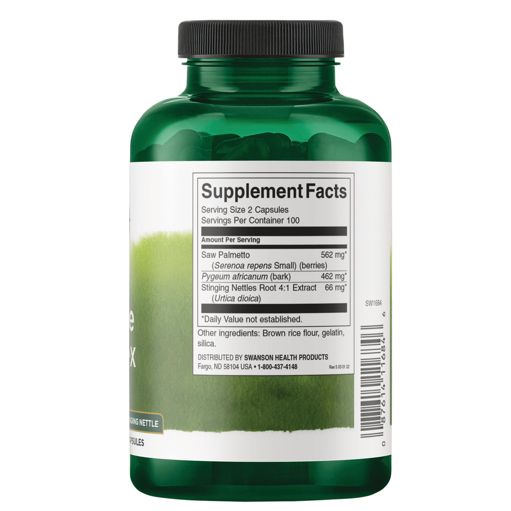 SW1684 | Back label with supplement facts and serving information - Thumbnail
