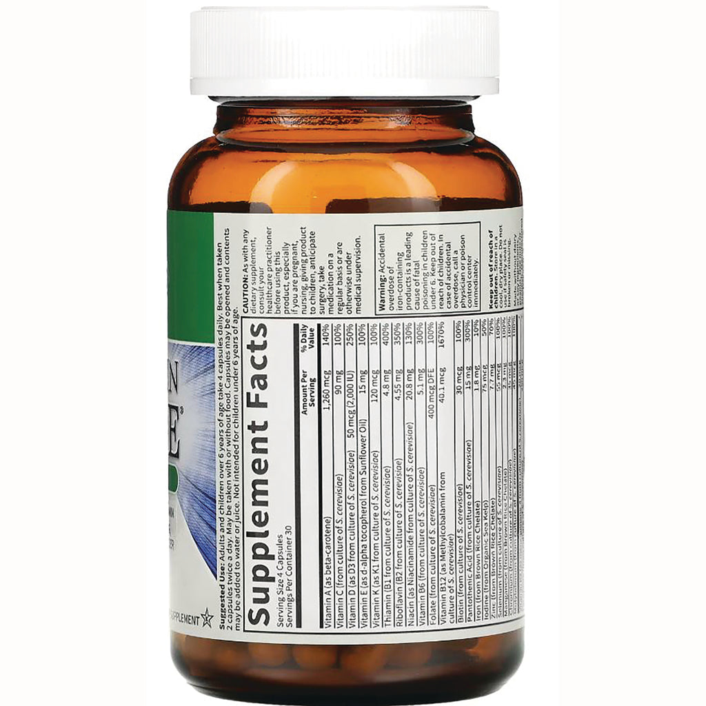 GLF037 | supplement bottle back showing Supplement Facts panel and ingredient list - Thumbnail