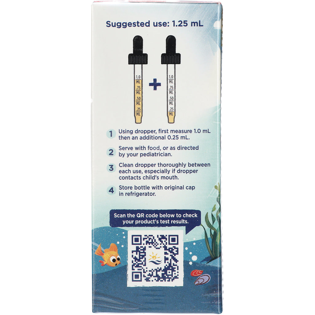 NRN101 | Product infographic showing dropper measurement steps, suggested use 1.25 mL, and a QR code - Thumbnail
