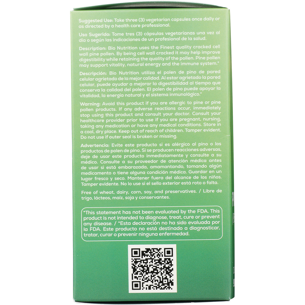 BNN066 | Back panel showing suggested use, warnings and bilingual product text with QR code - Thumbnail