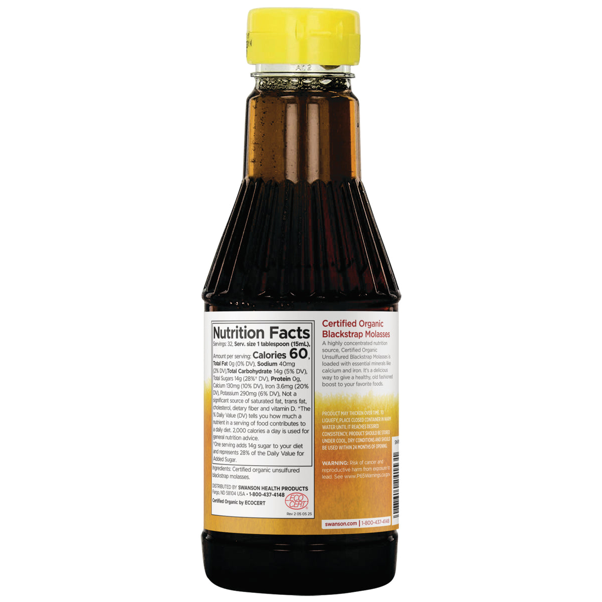 SWF153 | Nutrition Facts: 1 tbsp (15 ml), 60 calories