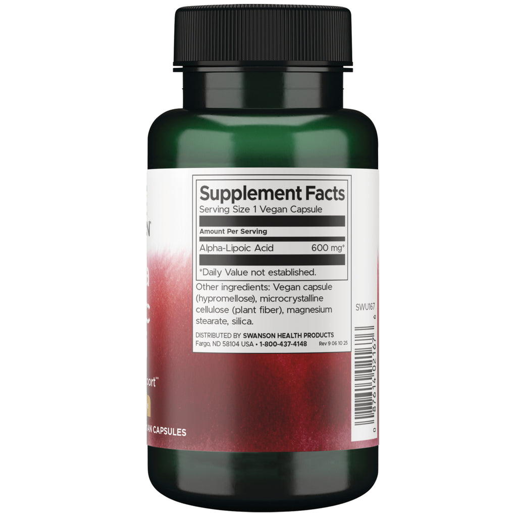 SWU167 | Supplement Facts: Serving size 1 capsule - Thumbnail