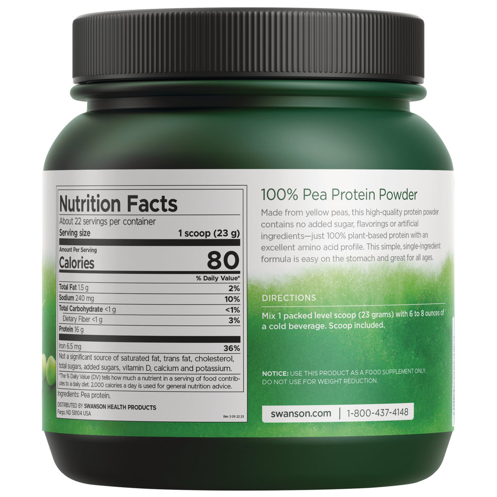SW1702 | Back label with supplement facts and serving information - Thumbnail