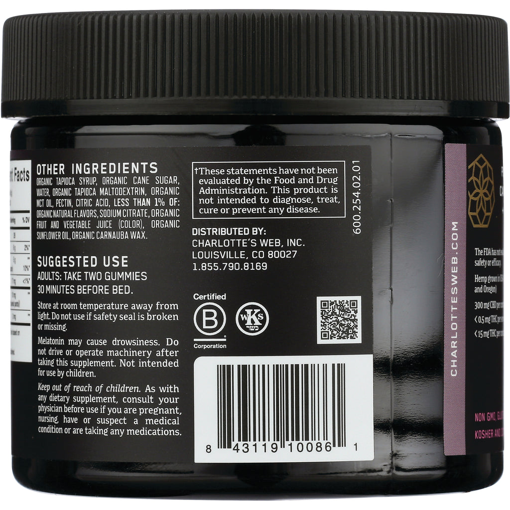 CHW016 | Back label of black jar showing ingredients, suggested use, barcode, and distributor contact - Thumbnail