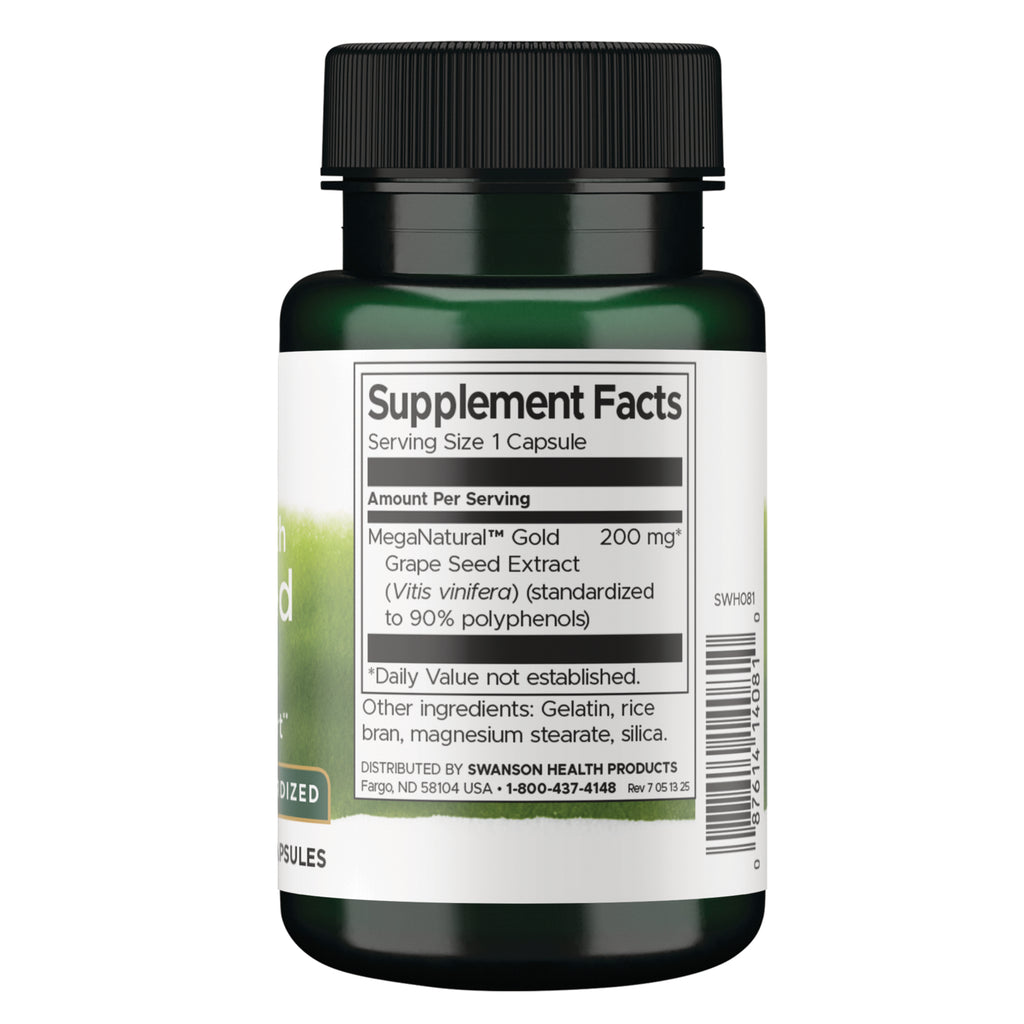 SWH081 | Supplement Facts panel: serving size 1 capsule - Thumbnail