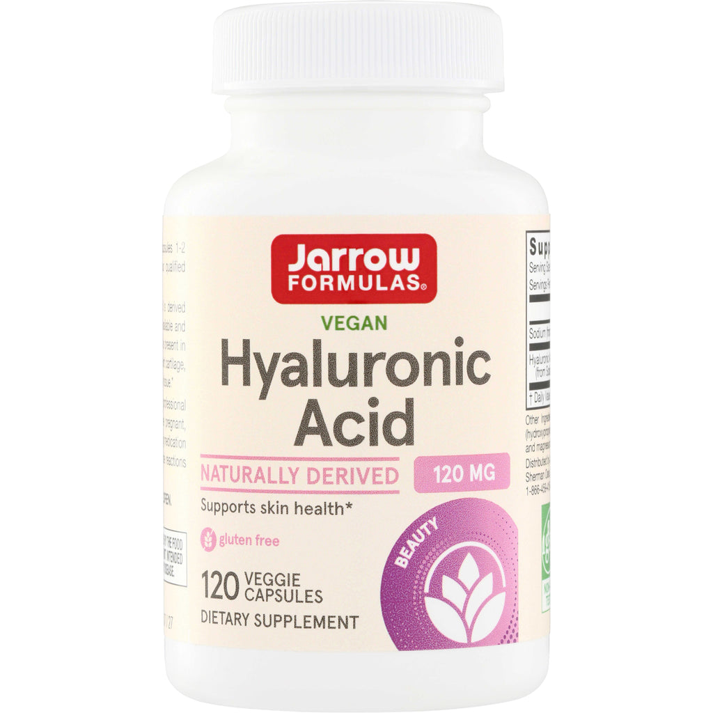 JR192 | Jarrow Formulas Vegan Hyaluronic Acid 120 mg, 120 veggie capsules - Thumbnail