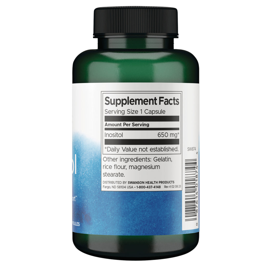 SW874 | Back label with Supplement Facts - Thumbnail