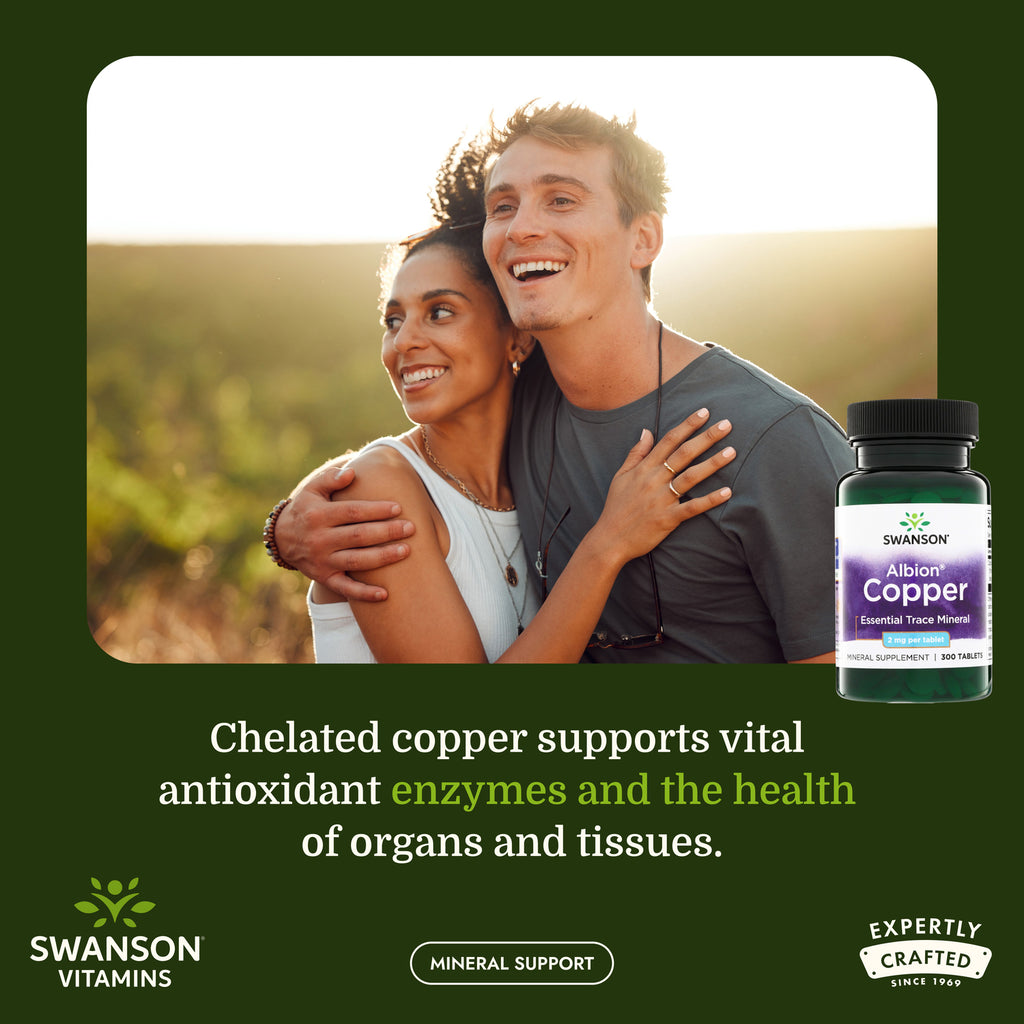 SW223 | Couple embraces outdoors with Swanson Albion Copper bottle and copper support message - Thumbnail