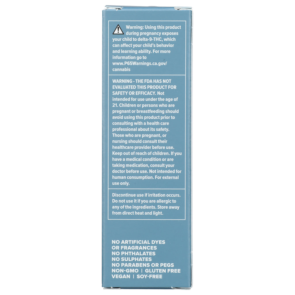 CV015 | back panel showing warnings, usage directions, and claims: no artificial dyes, no parabens, vegan, gluten free - Thumbnail