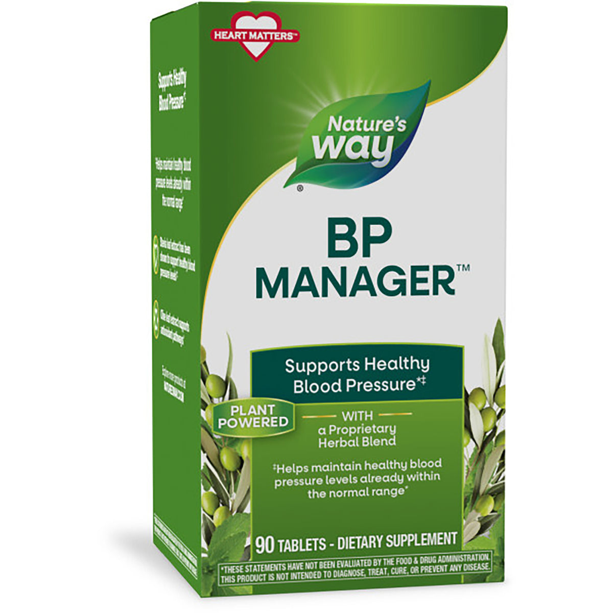 ET302 | Nature's Way bp MANAGER box, supports healthy blood pressure, 90 tablets