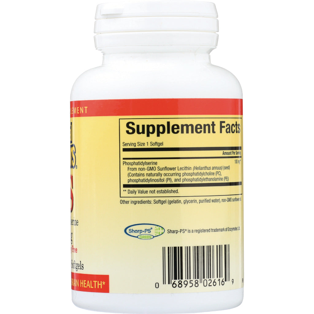 NFC025 | back of white supplement bottle showing Supplement Facts panel, ingredient text and barcode - Thumbnail