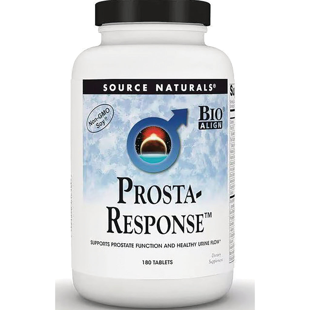SN973 | Source Naturals Prosta-Response 180 tablets bottle front; supports prostate function and healthy urine flow - Thumbnail
