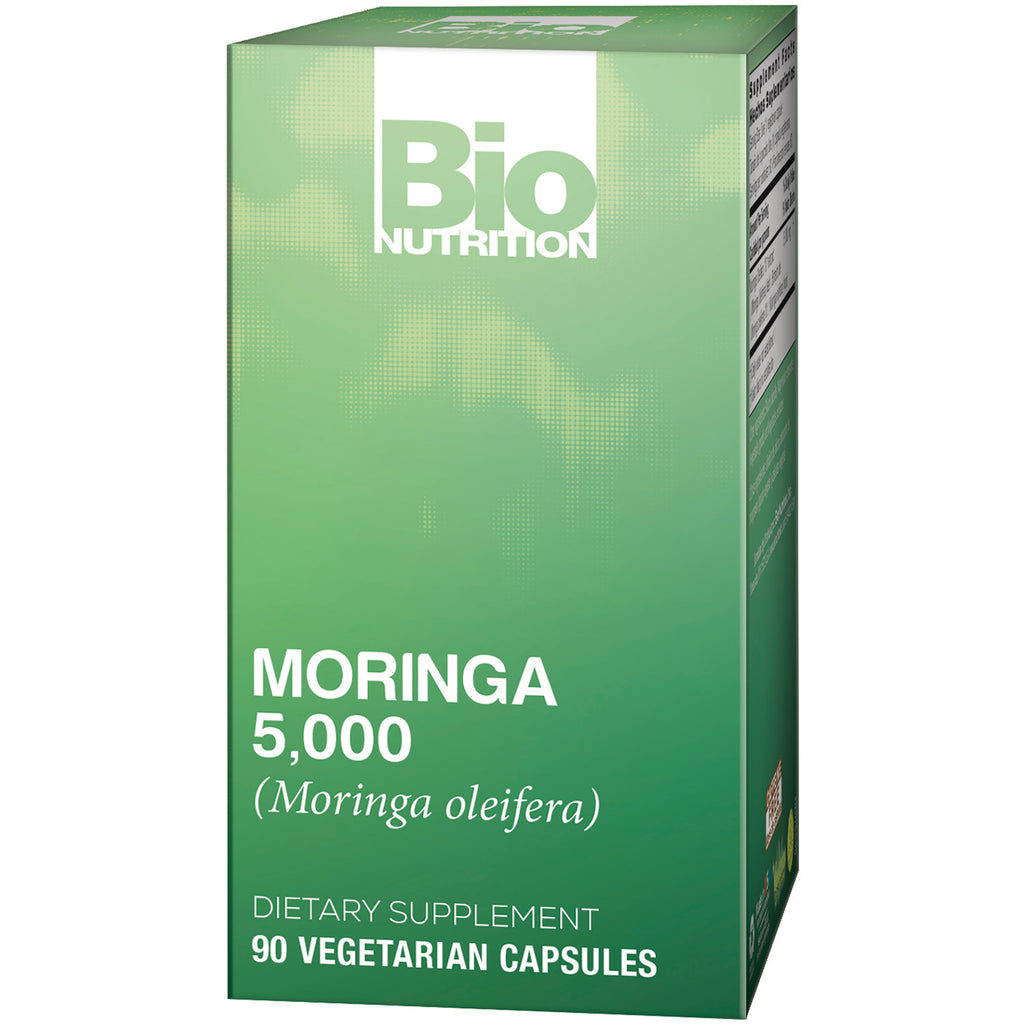 BNN052 | Green Bio Nutrition Moringa 5,000 box dietary supplement, 90 vegetarian capsules - Thumbnail