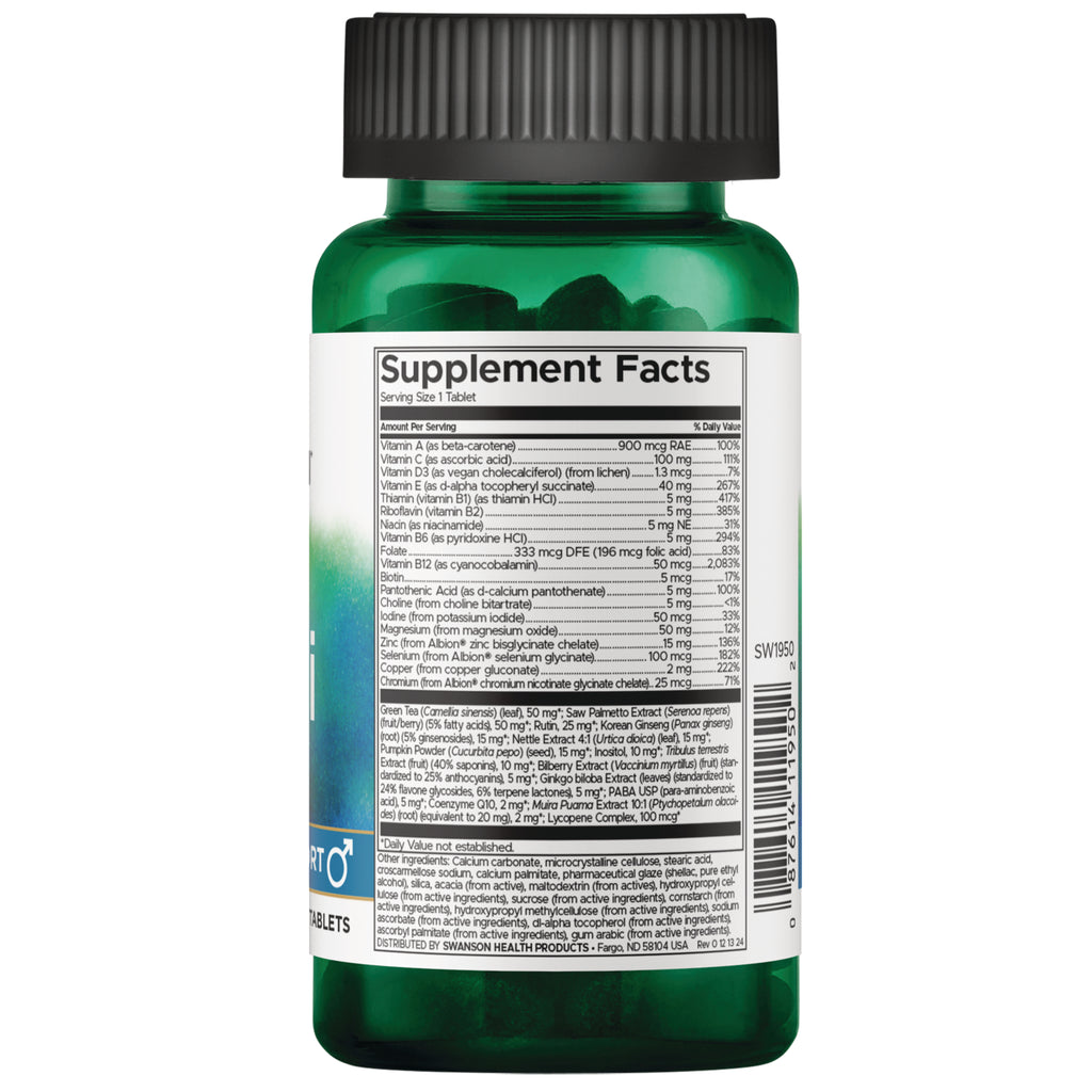 SW1950 | Back label with supplement facts and serving information - Thumbnail