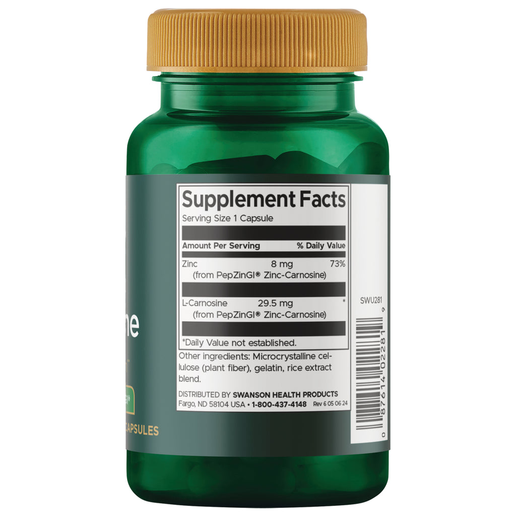 SWU281 | Back label with Supplement Facts - Thumbnail