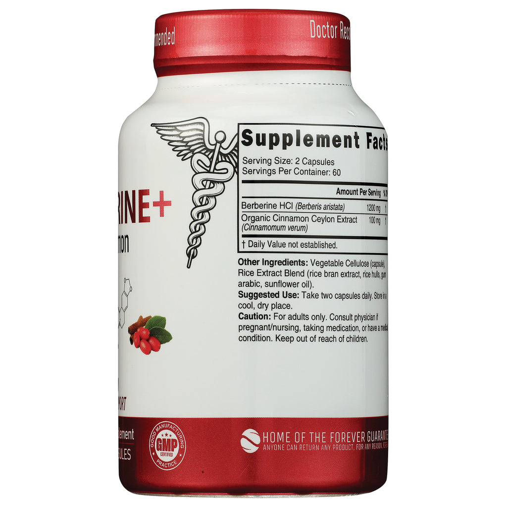 NFU001 | Back of white supplement bottle showing Supplement Facts label with serving size 2 capsules and ingredient amounts - Thumbnail