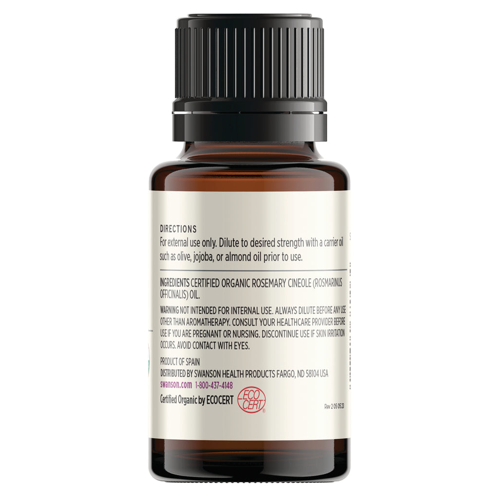 SWAR006 | Back label with directions, ingredients, warnings, and Ecocert certified organic seal - Thumbnail