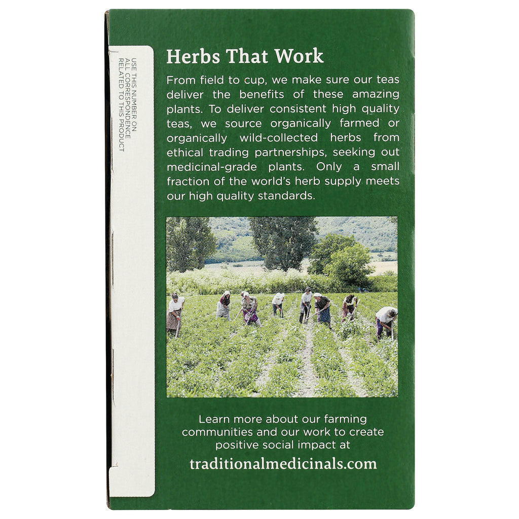 TMD023 | Herbs That Work panel with sourcing and quality standards text, farm photo, and traditionalmedicinals.com - Thumbnail