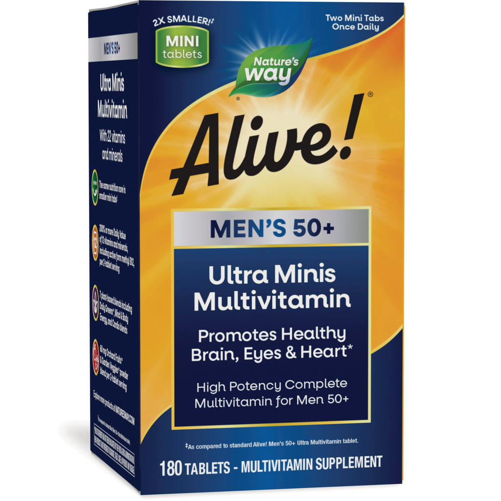 NW1076 | Nature's Way Alive! Men's 50+ Ultra Minis multivitamin box - Thumbnail