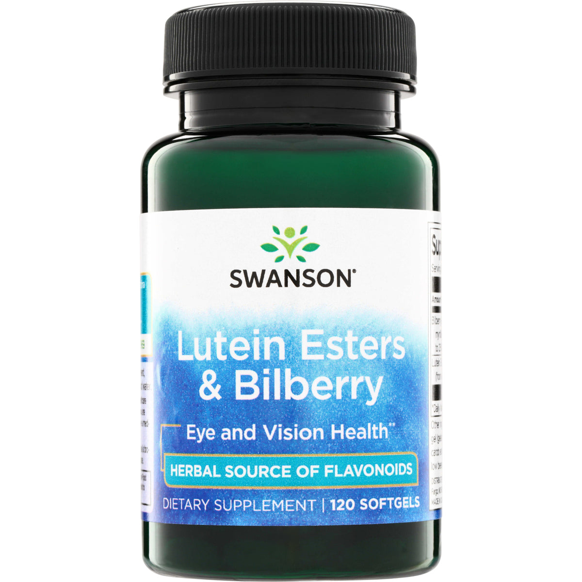 SW904 | Swanson Lutein Esters & Bilberry dietary supplement, 120 softgels, Eye and Vision Health