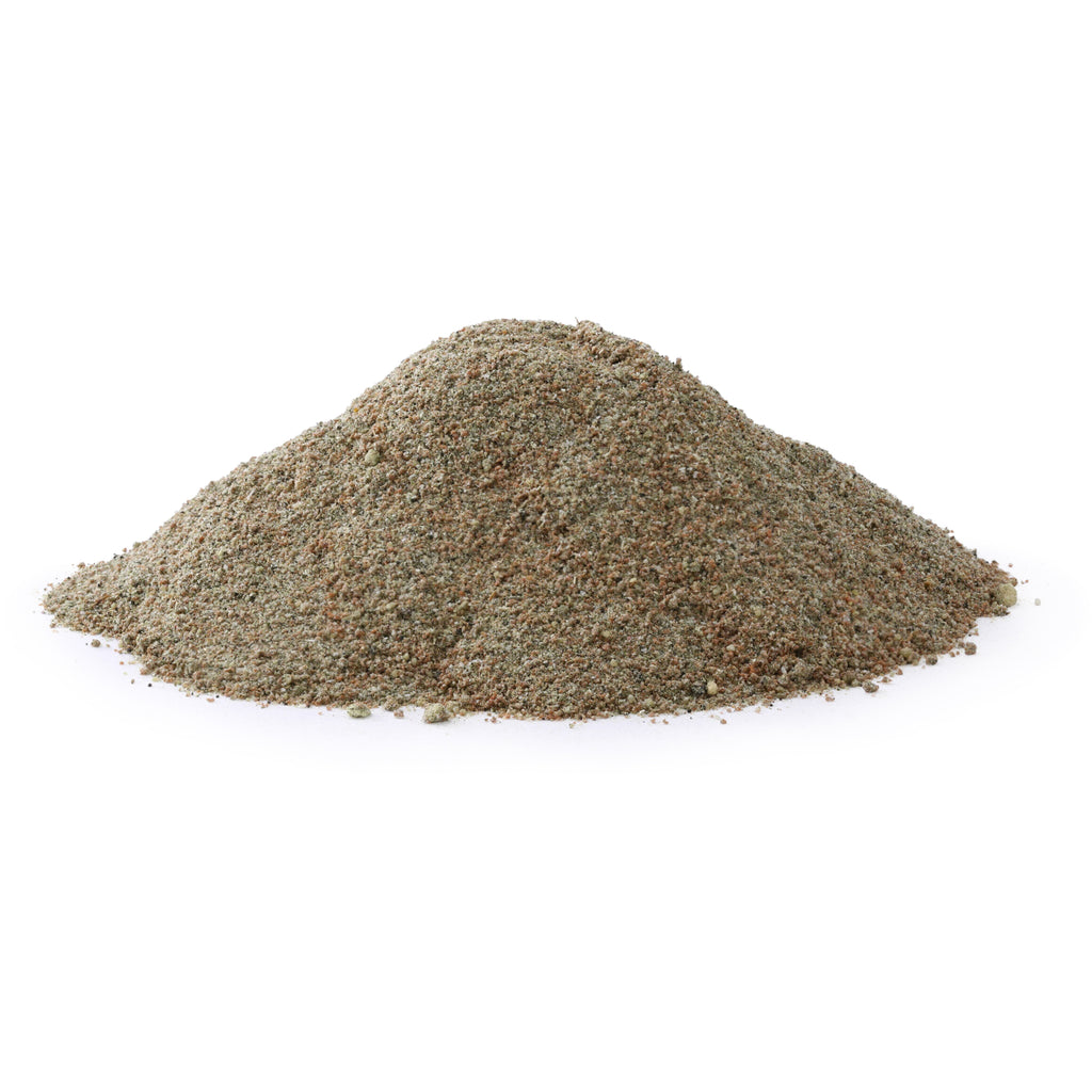 SWR060 | Pile of fine gray-brown powder on white background - Thumbnail