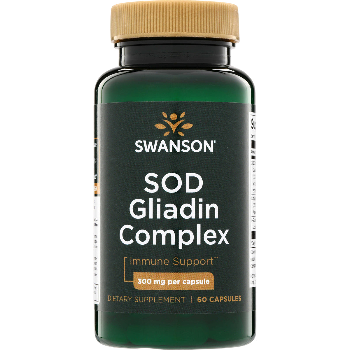 SWU675 | Swanson SOD Gliadin Complex, Immune Support, 300 mg per capsule, 60 capsules