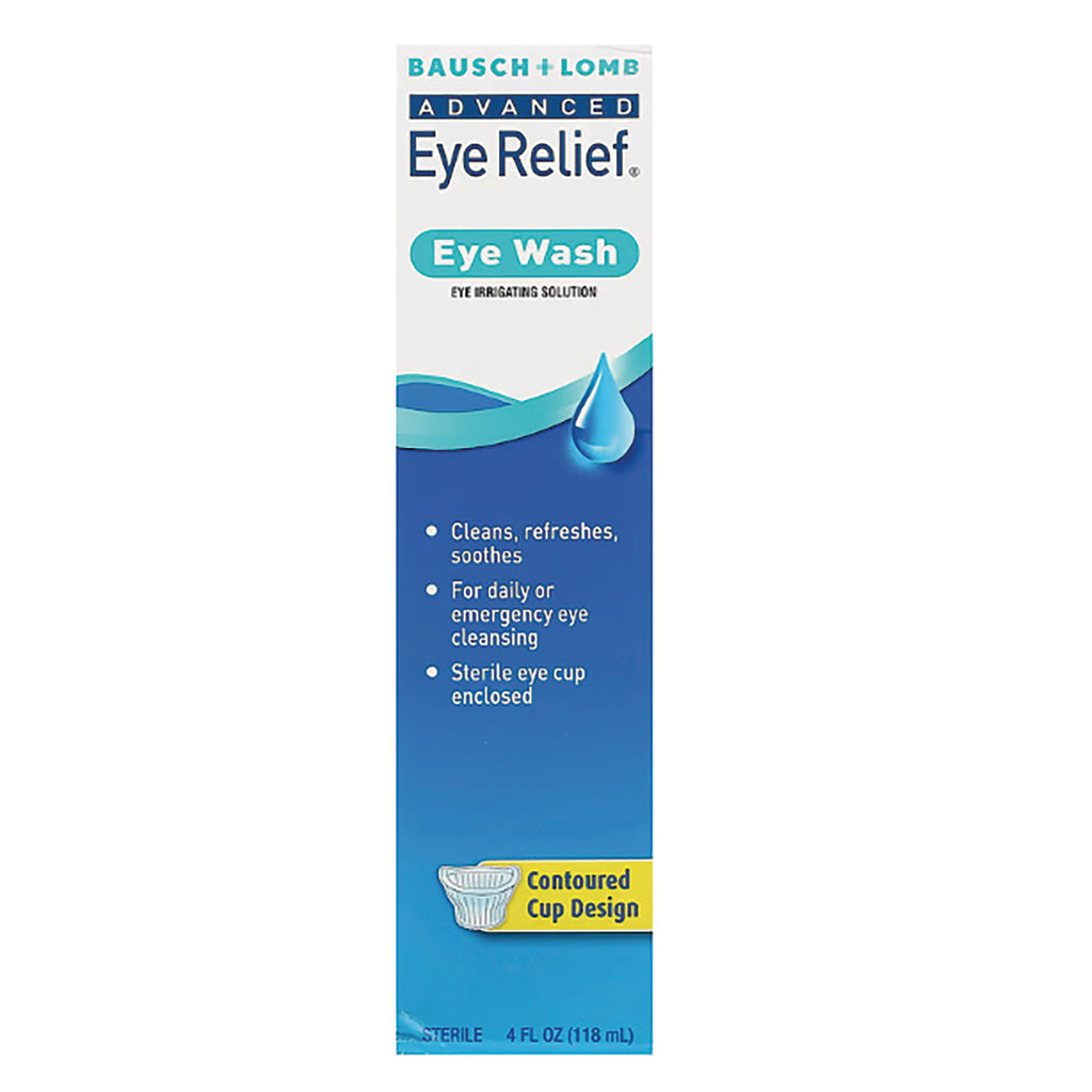 BNL004 | Bausch + Lomb Advanced Eye Relief eye wash box showing Eye Wash label and feature bullets - Thumbnail