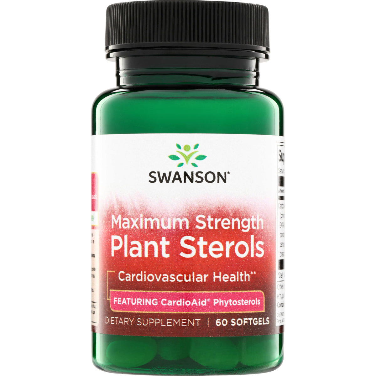 SWU503 | Swanson Maximum Strength Plant Sterols for cardiovascular health, 60 softgels