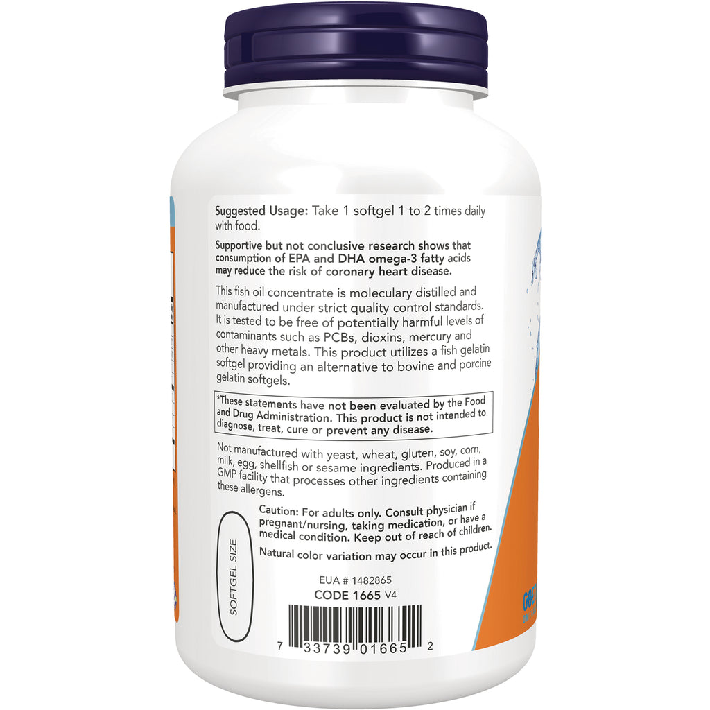 NWF1453 | Back label of white supplement bottle showing suggested usage, warnings, and barcode - Thumbnail