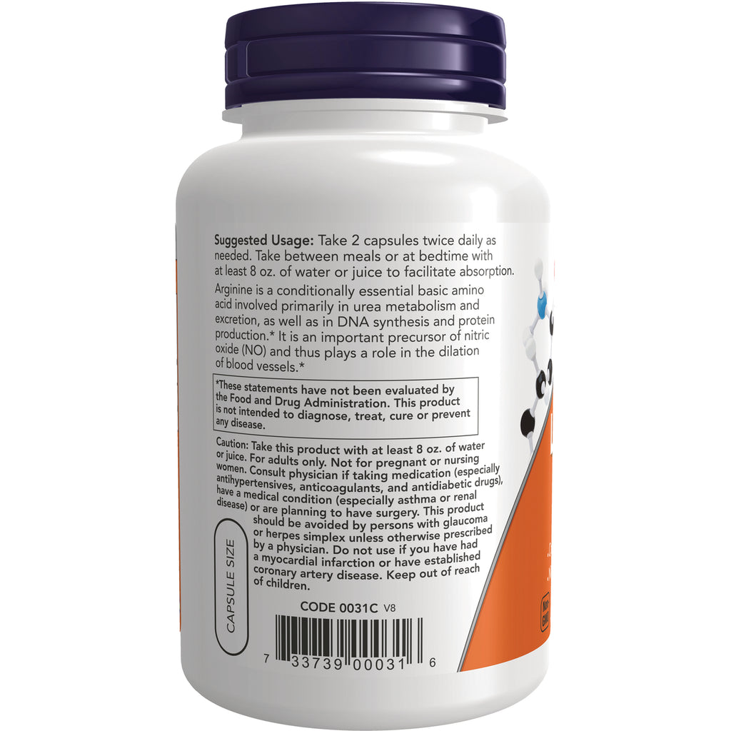 NWF322 | back label of white supplement bottle showing Suggested Usage, caution text and barcode - Thumbnail