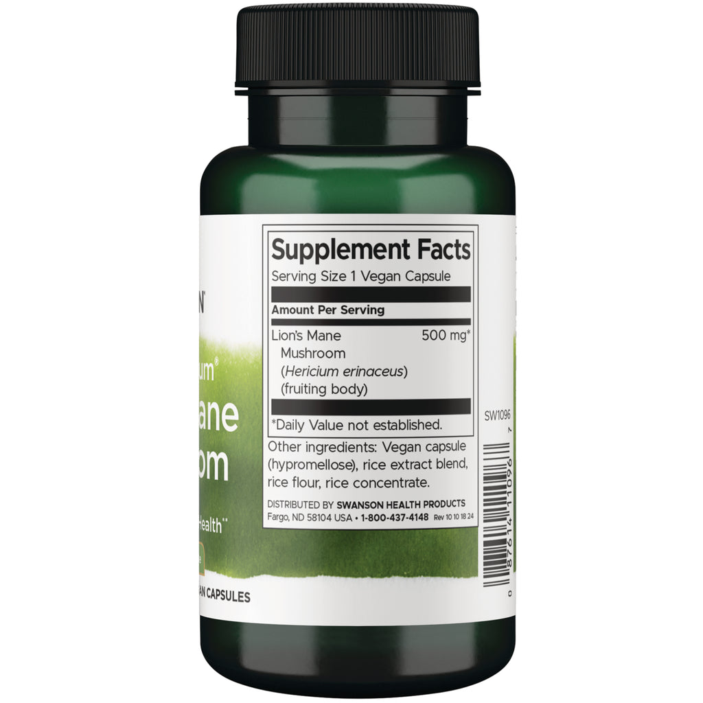 SW1096 | Back label with Supplement Facts - Thumbnail