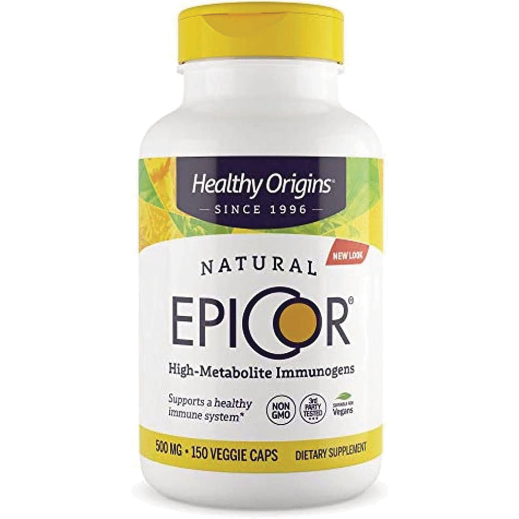 HRG008 | Healthy Origins EPICOR natural dietary supplement bottle labeled 500 mg 150 veggie caps - Thumbnail
