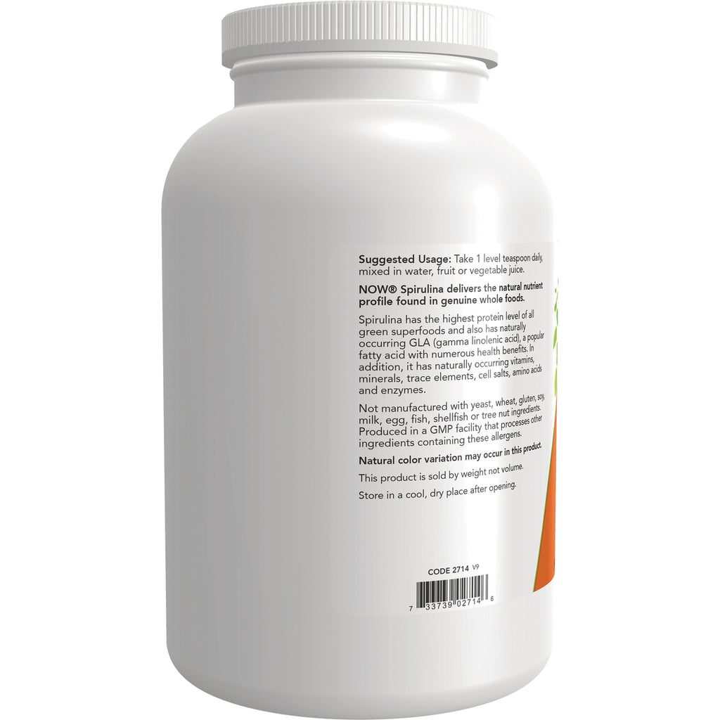 NWF911 | back of white supplement jar showing ingredient and usage label, barcode and storage instructions - Thumbnail