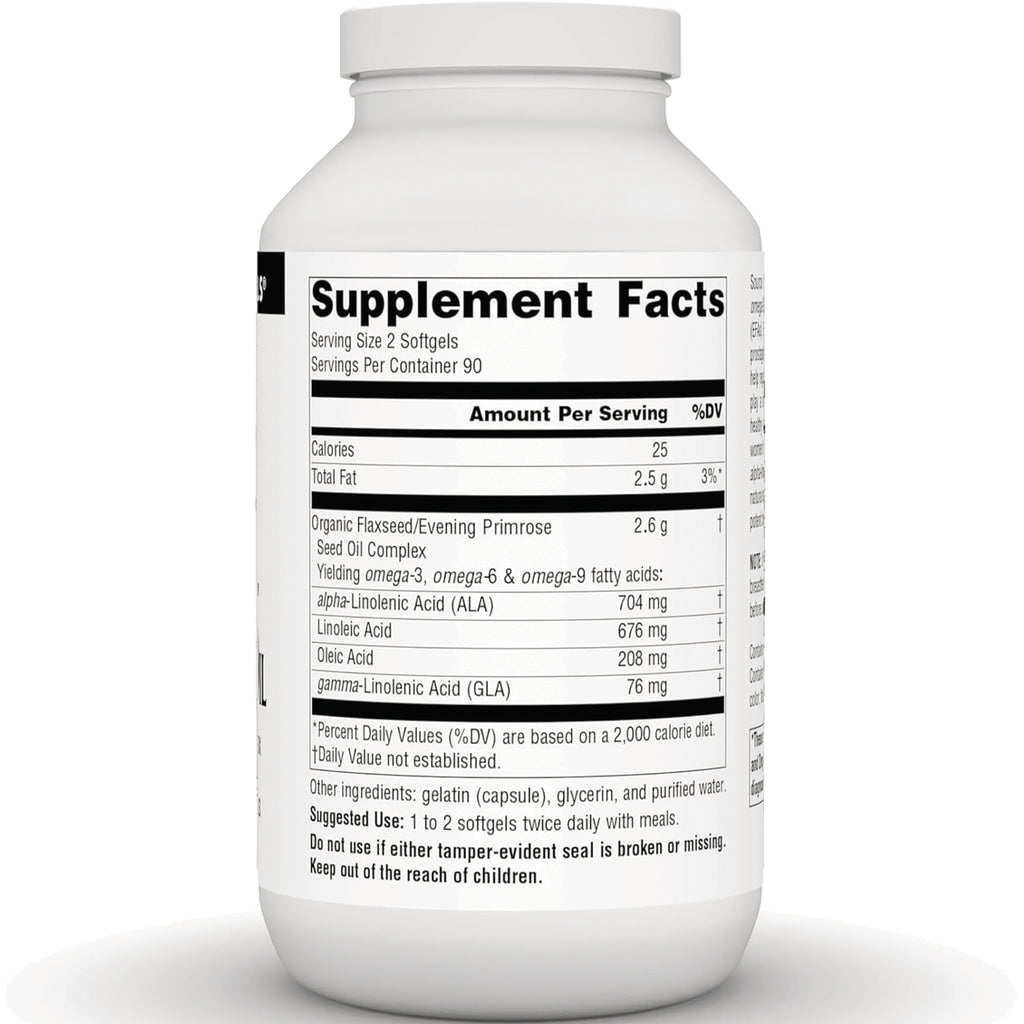 SN768 | Supplement Facts panel on back of bottle label - Thumbnail