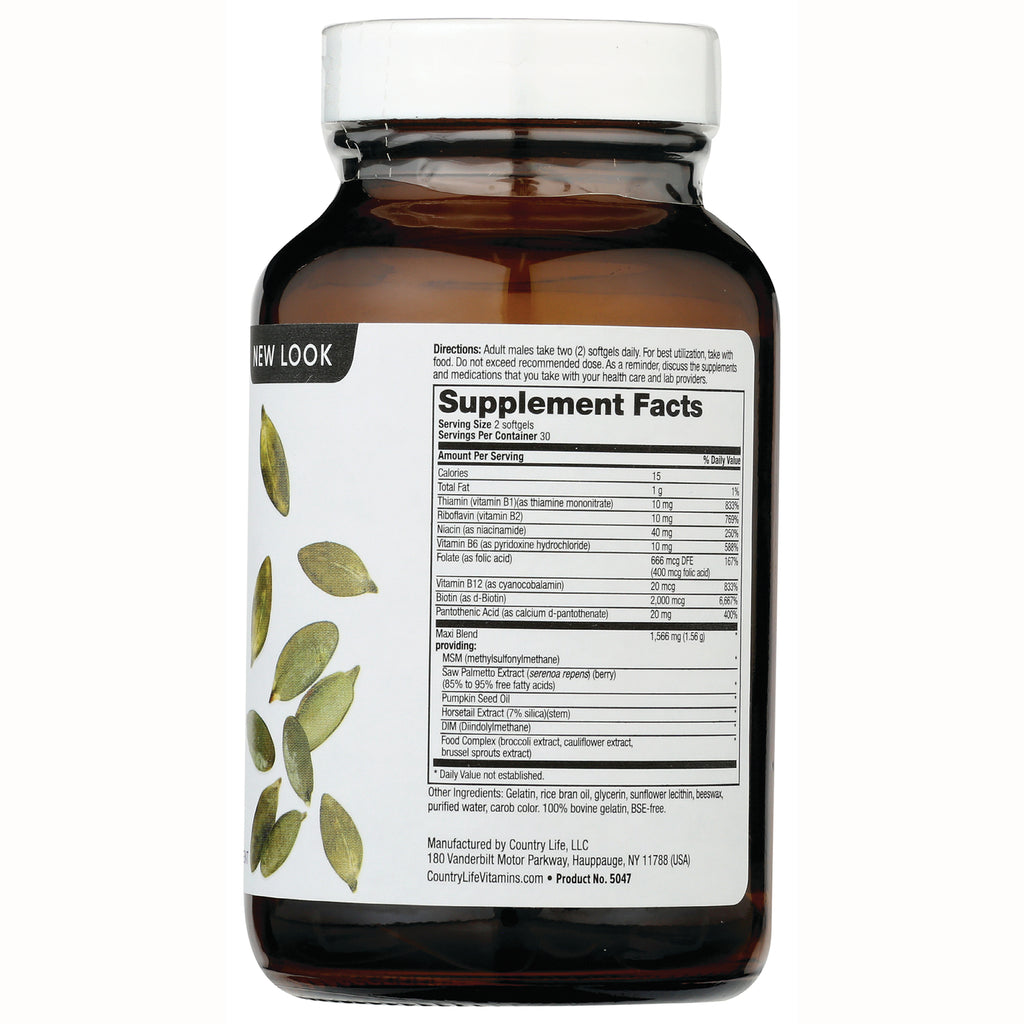 CRL587 | amber supplement bottle back showing label with Supplement Facts table and ingredient list - Thumbnail