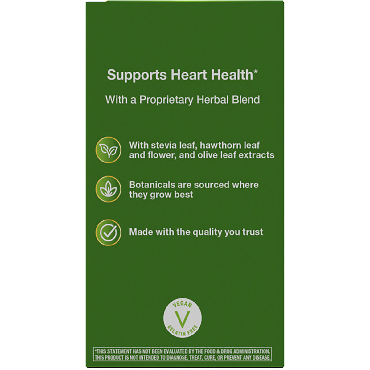 ET302 | product side panel for Heart Matters supplements