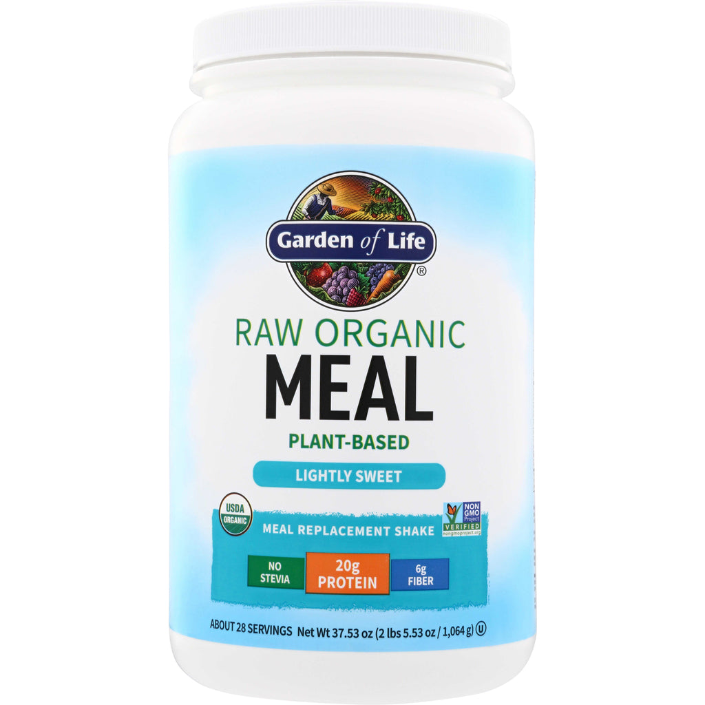 GLF061 | Garden of Life Raw Organic Meal Plant-Based Lightly Sweet meal replacement shake, 20g protein - Thumbnail