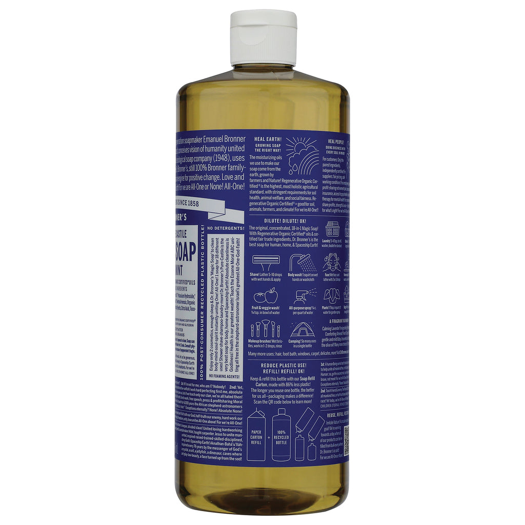 DRB026 | Back label of amber plastic bottle showing blue label with ingredients, directions, and usage icons - Thumbnail