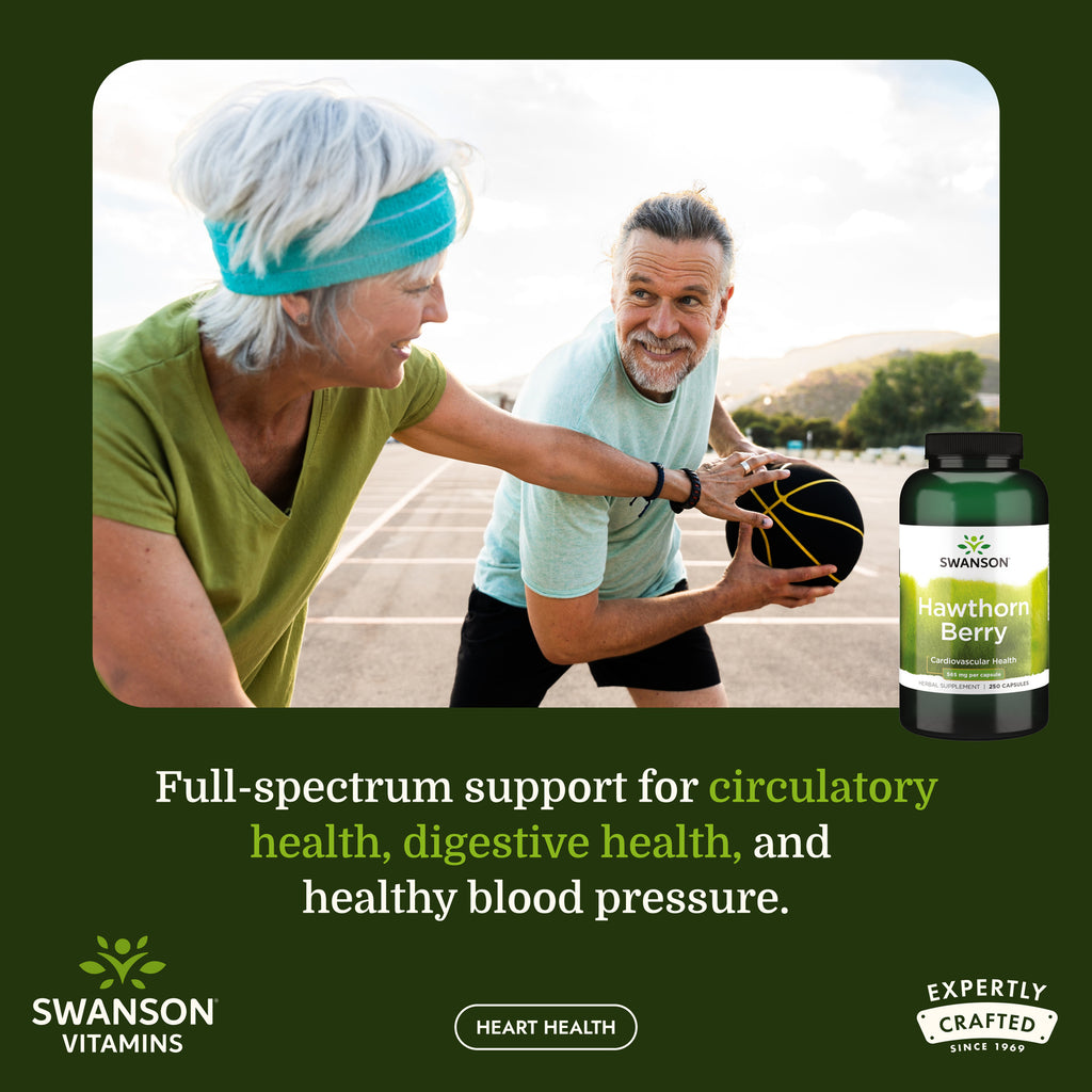 SW773 | Older adults playing basketball with Swanson Hawthorn Berry supplement and heart health messaging - Thumbnail