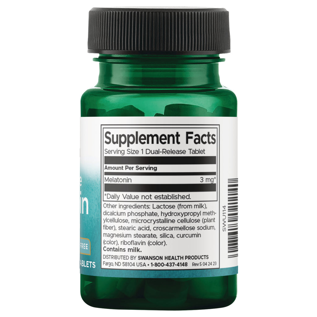 SWU114 | Back label with supplement facts and serving information - Thumbnail