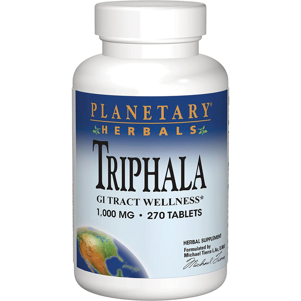 PF222 | Planetary Herbals Triphala bottle, 1,000 mg, 270 tablets - Thumbnail