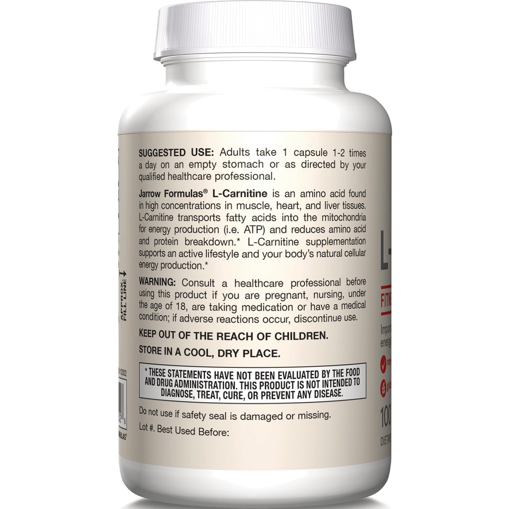 JR193 | Back label of supplement bottle showing suggested use, warning, keep out of reach of children and storage instructions - Thumbnail