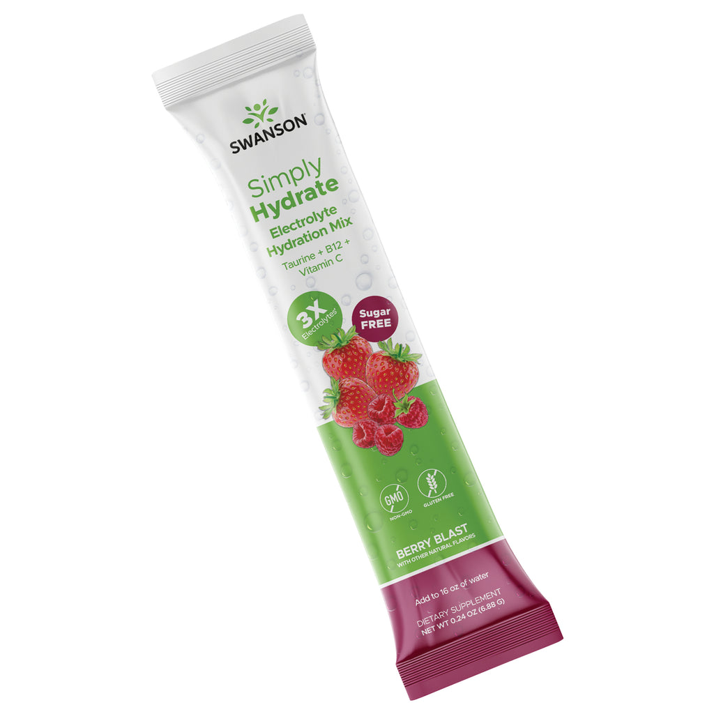 SW1898 | Supplement Facts panel showing serving size 1 stick pack (6.04 g) and 30 servings per container - Thumbnail